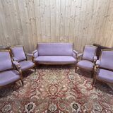 Salon Charles X canapé et 4 fauteuils