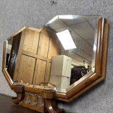 Art Deco period mahogany mirror circa 1930