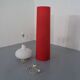 Floor lamp with illuminated glass stand from Doria Leuchten, 1960s.