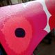 Chaise en formica imprimé Marimekko
