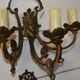 Paire d'appliques style empire en bronze