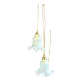 Paire de Baladeuses Tulipes Vintages Personnalisables