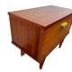 Set of 2 vintage wooden bedside tables/mini cabinets.
