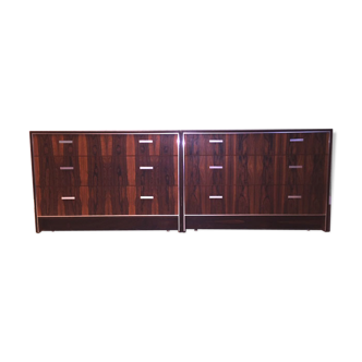 Pair of 2 chests of drawers by Maurice Villency for Farso, Falster Denmark 1960