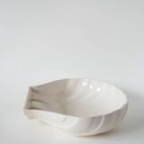 Large shell-shaped bowl to be placed or fixed, 1960.
