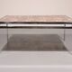 Coffee table in chrome-plated frame and ceramic tiles, Denmark, 1970s
