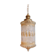 Glass and brass pendant light, 1960s
