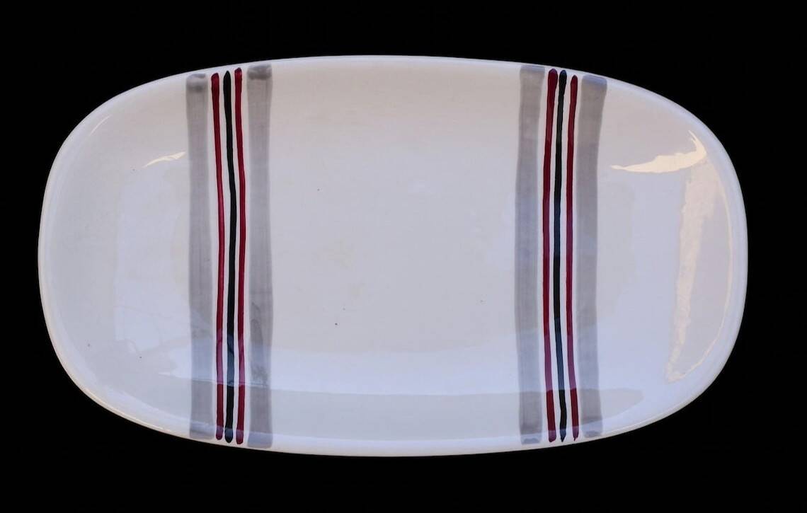 set of 2 Vintage Plates - Gien France – Model "Naples"