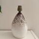 Vintage lamp base in glazed ceramic