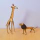 Brass savannah animals 70s