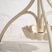 Antique white and gold floor coat rack (circa 1920)