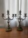 Two magnificent bronze candelabra