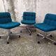 Fauteuils bureau Airborne vintage