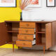 Vintage Scandinavian Sideboard – 130 cm
