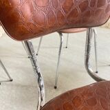 6 chaises skaï