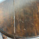 Antique turned wooden side table with authentic charm.