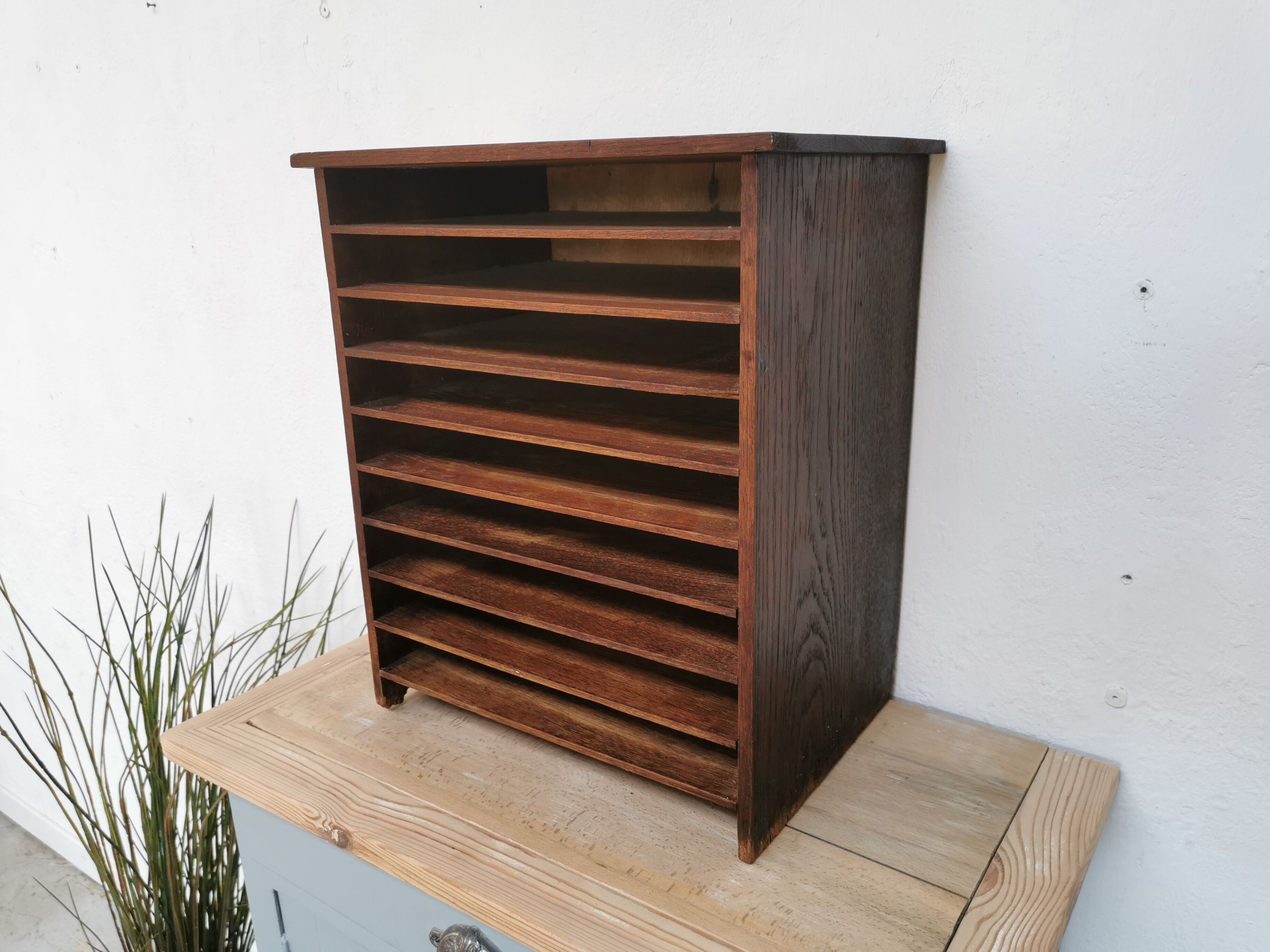 Range document vintage classeur trieur