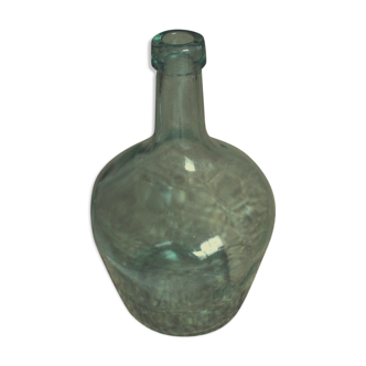 Dame Jeanne Green glass carboy 2 L