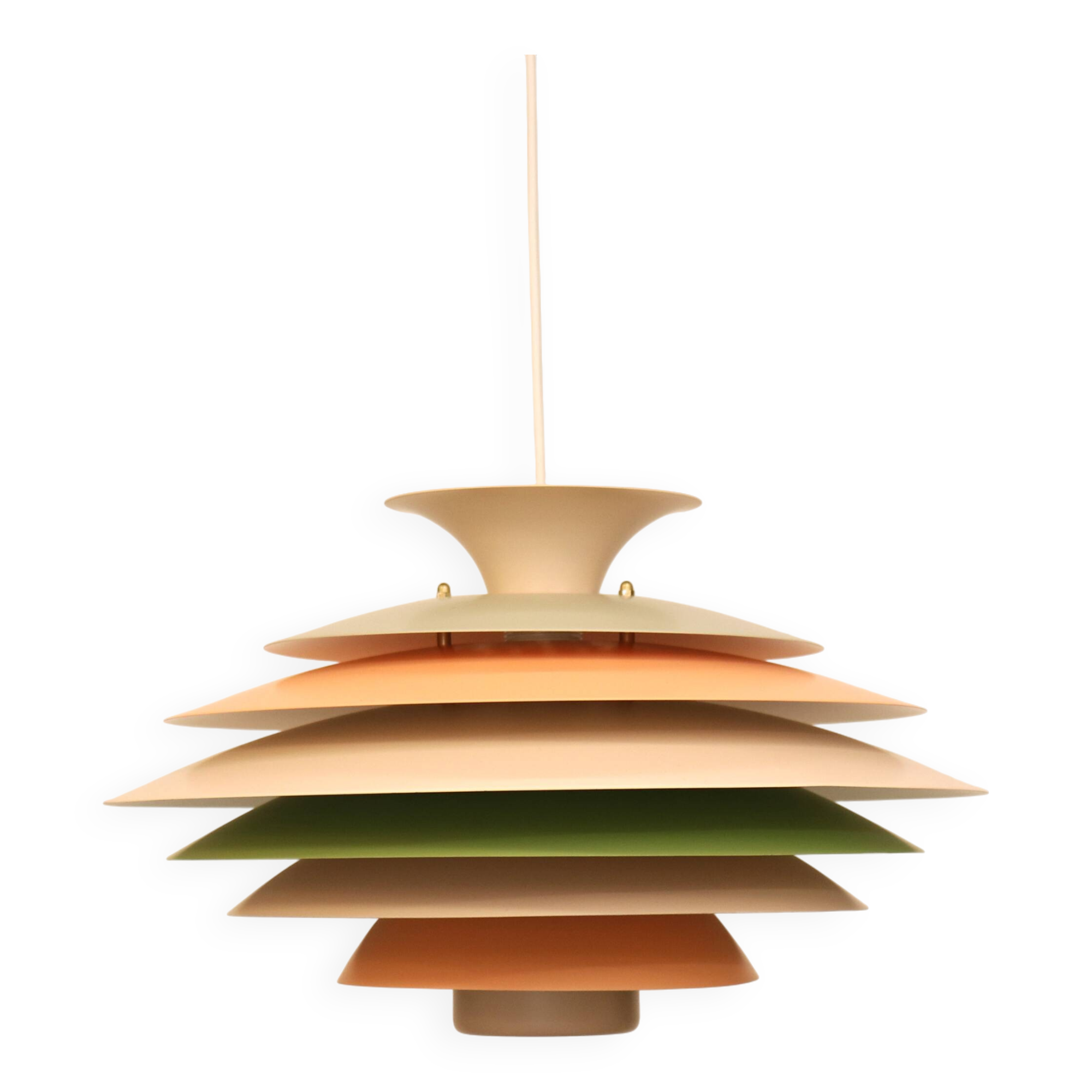 XL Colorful Pendant Lamp: Danish Mid-Century Modern by Formlight Design -
