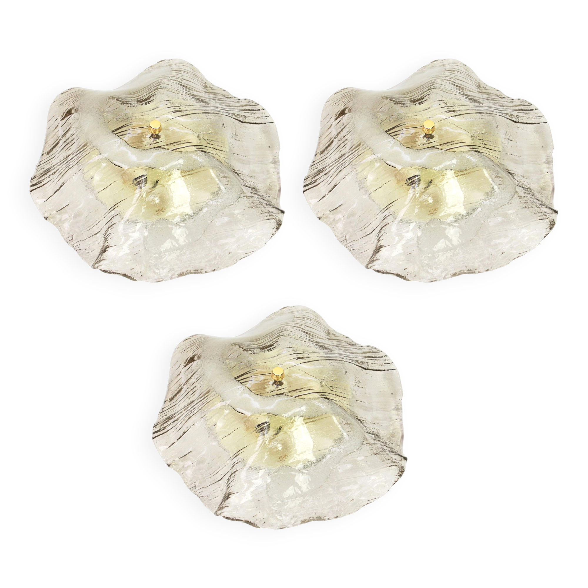 Rrecessed Kalmar wall lights, Austria, 1970s