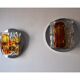 Pair of sconces Mazzega bicolor murano glass 1970