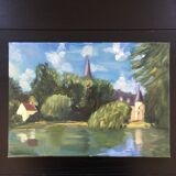 Painting the castle and the lake house