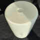 Vintage lamp, white glass, hand painted
