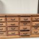 Old oak hardware cabinet