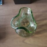 Mouth-blown glass alcohol decanter XIXth century