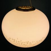 Suspension Murano Beige Italian from Murano glass, 1970s