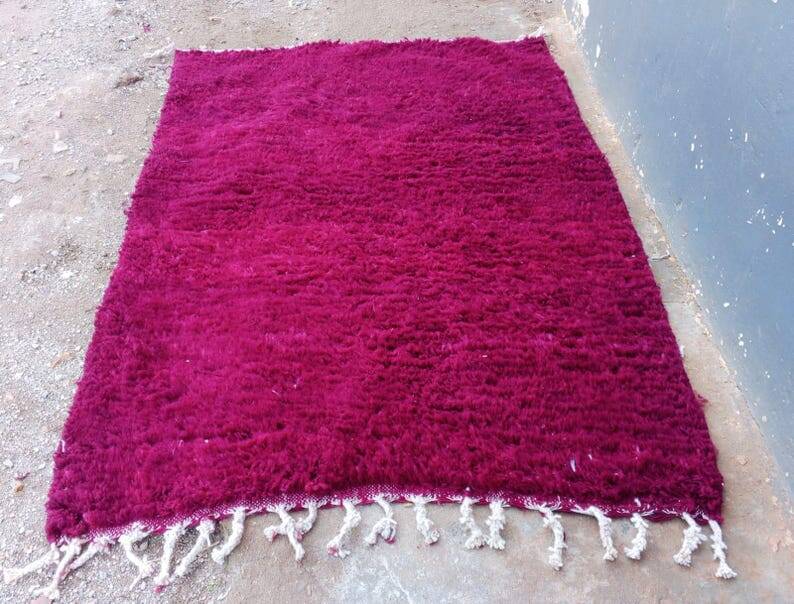 Authentic handmade traditional Moroccan rug