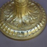Pair of 19th century gilt bronze candlesticks