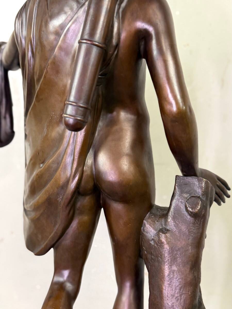 Apollo Belvedere, bronze after the antique, foundry mark, Jaboeuf and Rouard, Paris