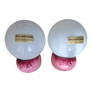 Paire appliques Tissot - space age