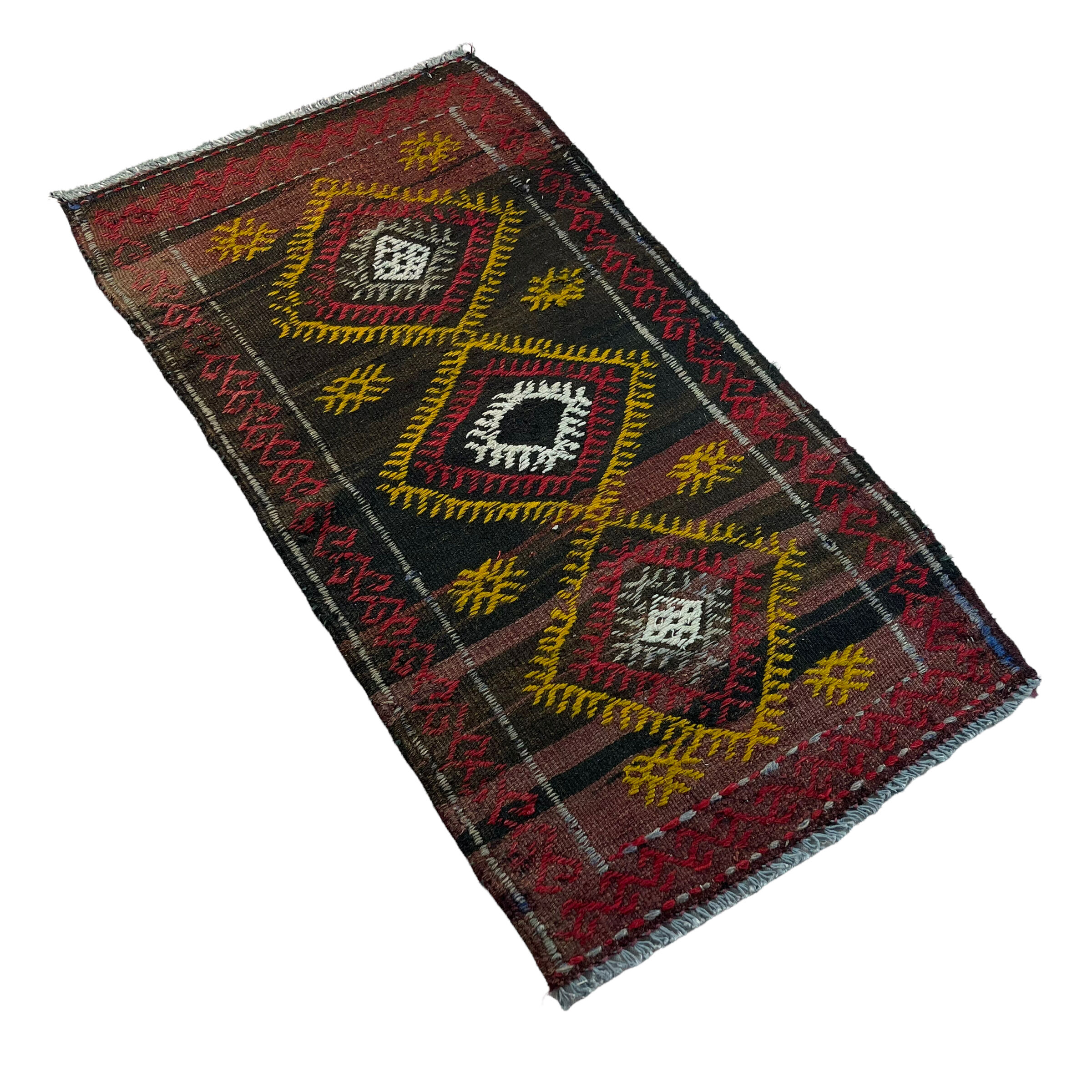 Vintage turkish kilim rug 96 x 50 cm