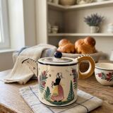 Large teapot Henriot 1950 - HB Quimper Brittany