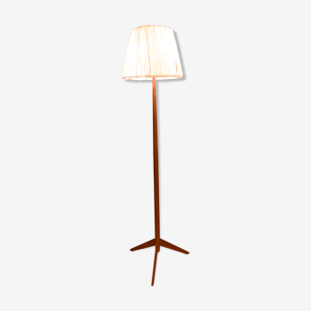 Scandinavian wooden Tripod Floor Lamp from Sweden