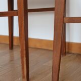 Pair of Scandinavian chairs skaï black