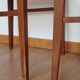 Paire de chaises scandinaves skaï noir