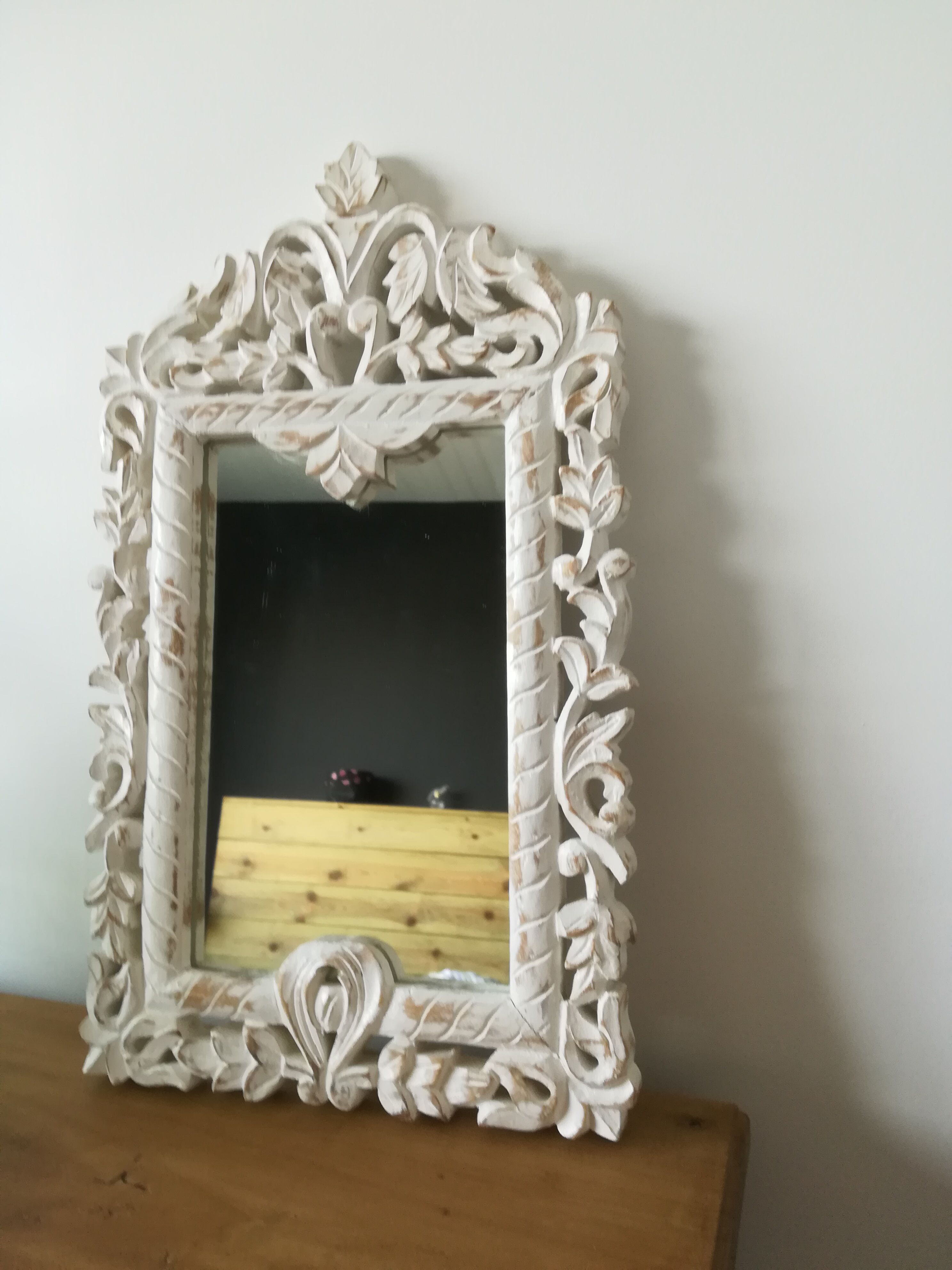 Miroir bois  28cmx17, 5cm
