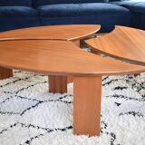 Modular petal coffee table in 3 parts