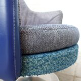 Vintage Hungarian design swivel chair