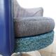 Fauteuil pivotant vintage design hongrois