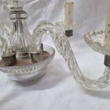 Murono or Bohemian glass chandelier, 1950