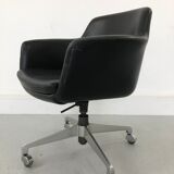 Leather Office Chair, 1960s