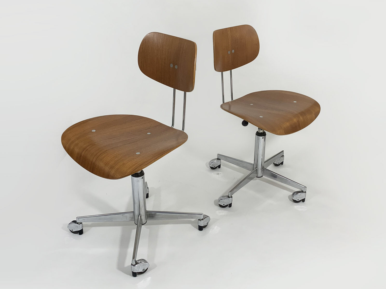 Vintage egon eiermann desk chair for wilde & spieth, 1960s