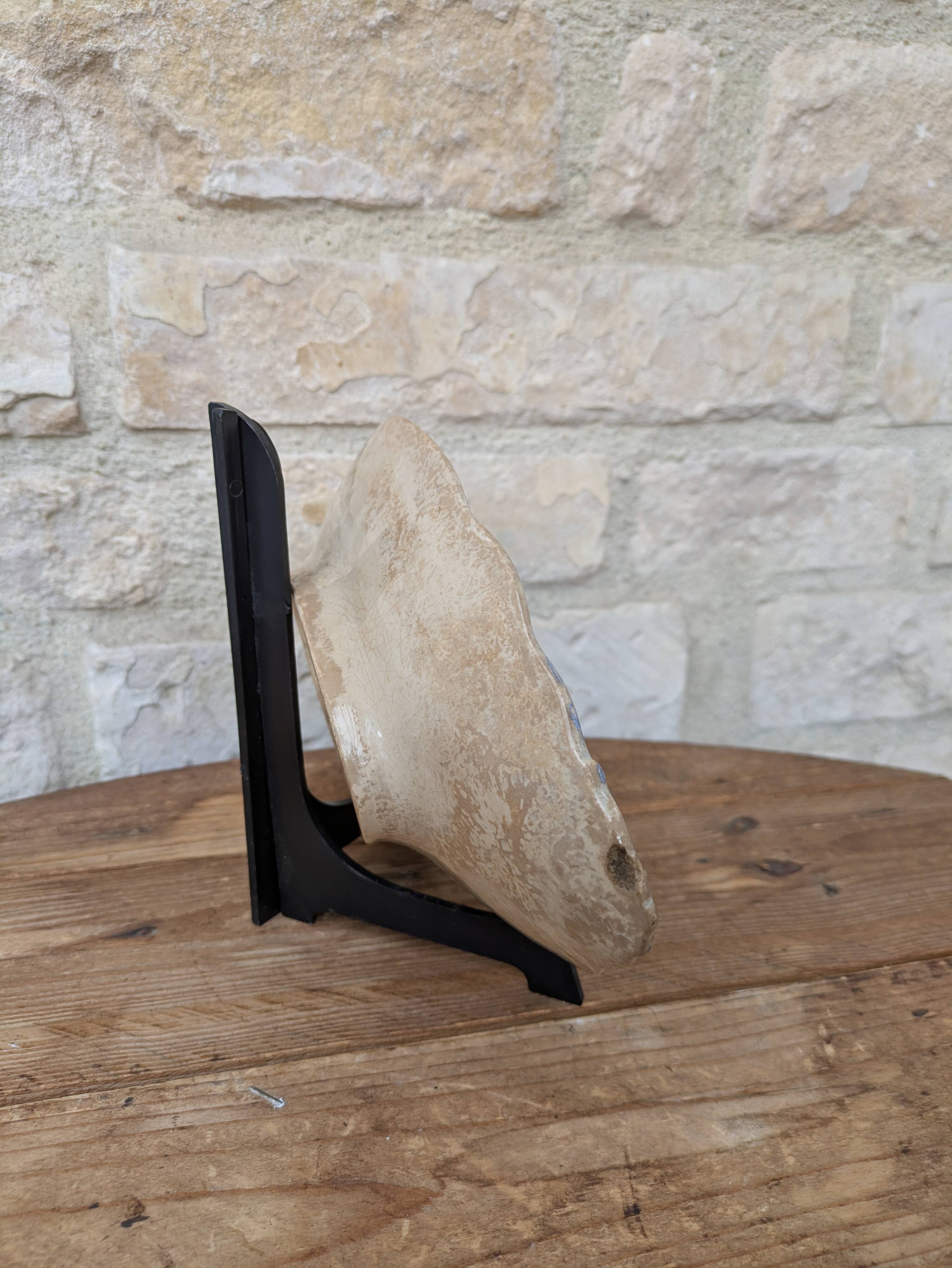 Antique U&C ceramic thorn bowl