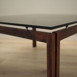 Table basse en palissandre, design danois, années 1970, production : Danemark