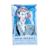 David hockney - offset poster - portrait of Jacques de Bascher 1975