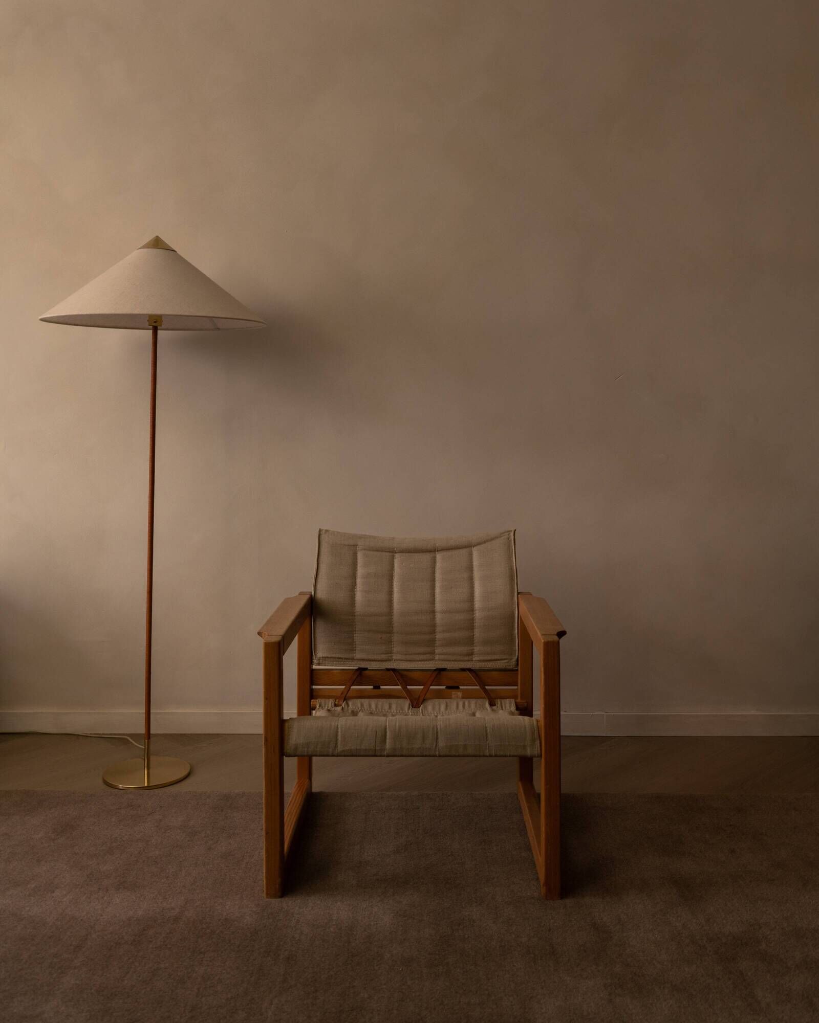 Diana safari chair by Karin Mobring for IKEA · pine and canvas